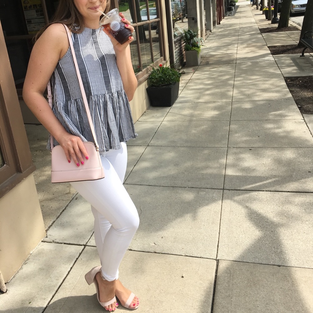 White AG skinny jeans